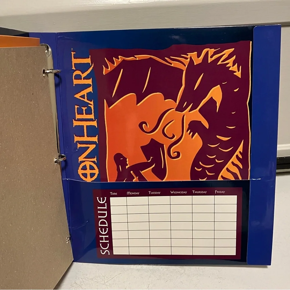 Vintage 1996 DragonHeart Movie 3 Ring Binder & 2 Pocket Folder Impact USA NEW
